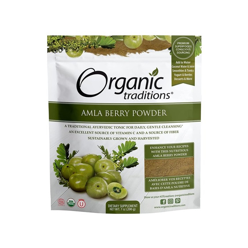 [오가닉 트레디션] 유기농 암라 파우더 200g 암라가루 인디언 구스베리 [Organic