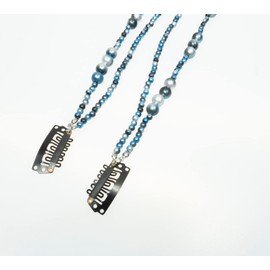 SINNKY-Pinza de pelo de perla de imitación para trenzas de pelo, extensión de pelo largo, cadena para el pelo, accesorios de bricolaje, banda para el pelo de moda, accesorios para el cabello para muje