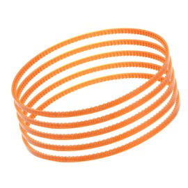Kozelo MB520 Standard Sewing Machine Motor Belt [520mm Circumference x 4mm Thickness] Polyurethane Motor Drive V-Belt for Home Electric Sewing Machines Single Tooth Orange