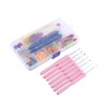 Set of 16 Soft Grip Handle Crochet Hooks Knitting Needles