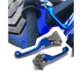 Motorcycle Brake Clutch Levers CNC Aluminum Dirt Bike Foldable Brake Lever Compatible to YZ85 2015 2016 2017 2018 2019 2020 2021 YZ65 2018 2019 2020 2021 Off Road Levers
