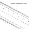 PATIKIL Film Flexible Ruler 120cm 0.1mm Scale with R Angle