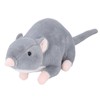 Plush Mouse Toy Funny High Simulation Gray Stuffed Mouse Animal