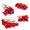 DIYASY 240 Pcs Artificial Holly Berries, Mini 10 mm Christmas