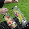 2 PCS Rolling Grill Baskets, 304 Stainless Steel Rolling Grilling