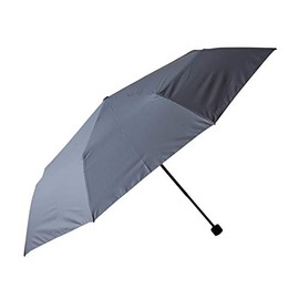 Komiya Shoten 688282-04 Ultra Lightweight Carbon Umbrella, Folding Umbrella, Easy Opening and Closing, Large, 25.6 inches (65 cm), gray