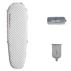 Naturehike [2024 New-R8.8/R3.2/R5.8] Air Mat, Ultra Lightweight, Thick, 4.7/2.7 inches (12/8/7 cm), Can be Used at -30/-20/-5 °C, Compact, Inflatable Pad, 20D Nylon, Waterproof, For Touring, Camping,