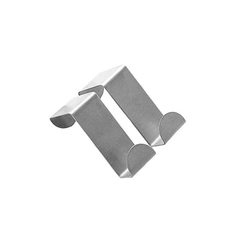 iSeventy9 Over Door Hook Stainless Steel Reversible Cupboard Drawer Metal