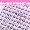 VEYESBEAUTY Lash Clusters Individual Eyelash Extensions Thin & Invisible Band