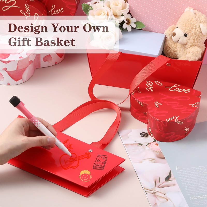 Glenmal 72 Pcs Baskets for Gifts Waterproof Empty Kraft Basket