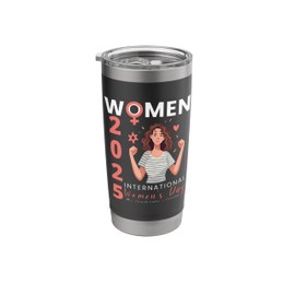 International Women's Day 2025 Accelerate Action 8th March Stainless Steel Insulated Tumbler