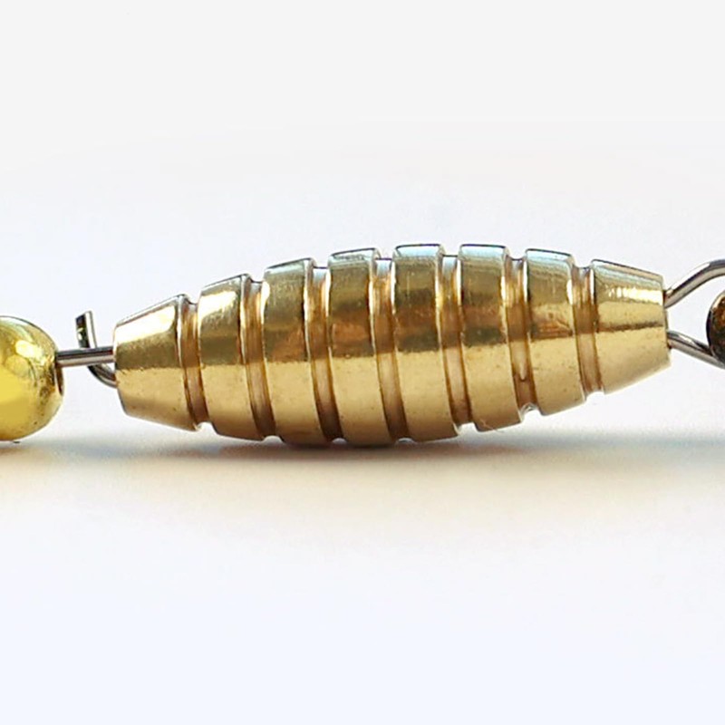 SANTUO 10pcs Angeln Köder Spinner Köder Kit mit Haken Künstliche