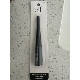 ELF E.L.F. EXPERT LIQUID LINER CHARCOAL EASY GLIDE EXPERT LIQUID EYELINER