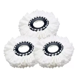 N3OSHOP 3 Repuestos Microfibra Para Trapeador Spin Mop Giratorio