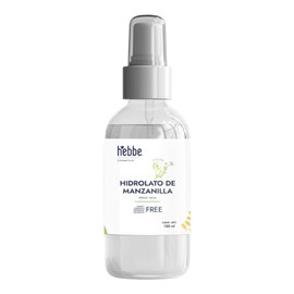 HEBBE Hidrolato De Manzanilla 120 ml | Tónico Facial Calmante | Astringente Antioxidante | Para Piel Sensible y Cabello Seco