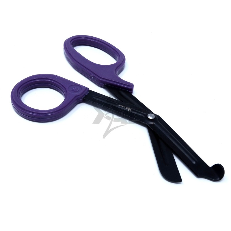 PURPLE Fluoride Coated Trauma Paramedic EMT Shears Scissors 7.5" (A2Z