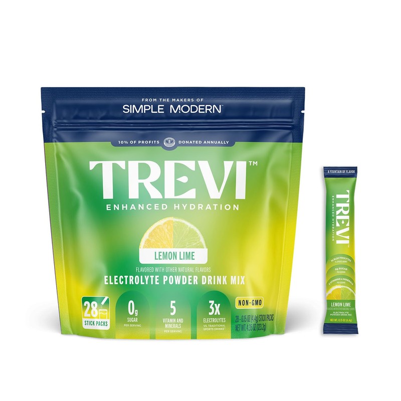 TREVI™ Sugar Free Electrolytes - Drink Mix Hydration Powder Packets