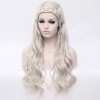 Vocoste Peluca Para Mujer Dama 26'' Dorado Claro Trenzada