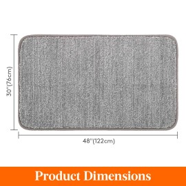 Lifewit Front Door Mat Water Absorbent Low Profile 35" x 24" Machine Doormat