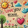 I Love You Because: A Fill-in-the-Blank Book for Sharing Love,