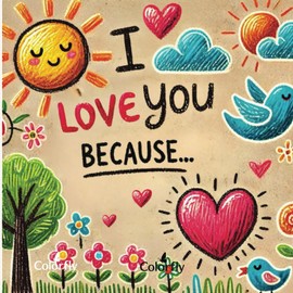 I Love You Because: A Fill-in-the-Blank Book for Sharing Love, Memories & Smiles