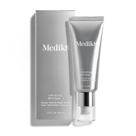 Medik8 Crystal Retinal 1 - Suero avanzado de retinol para reafirmar la piel del rostro - Suero nocturno con ácido hialurónico y vitamina E - Sin gluten - 1 onza