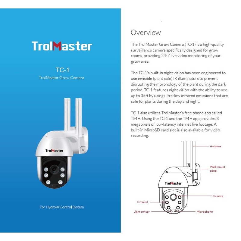 TrolMaster TC-1 Grow Camera