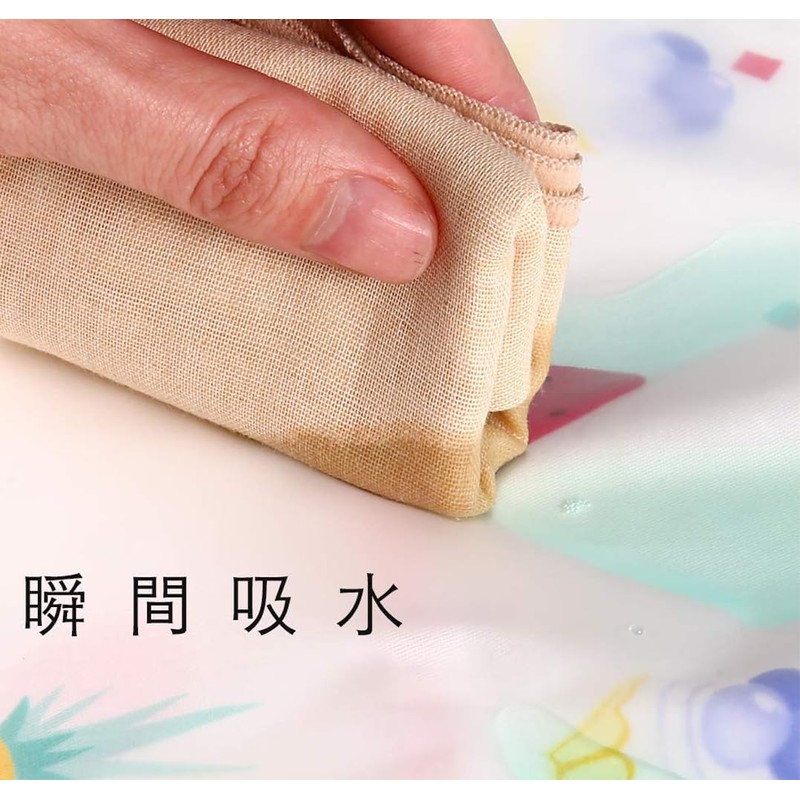 [MOMSMENU] ガーゼハンカチ 赤ちゃん ループ付き 4層 オーガニックコットン100% 20×20cm 名前タグ 5枚セット