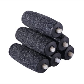 6 x replacement rollers, extra coarse replacement rollers, wet and dry refills