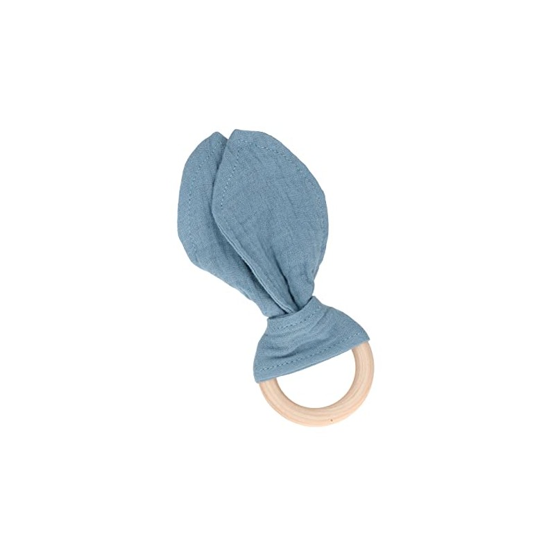 Anillo de DenticióN de Madera para Bebé, Diseño de Orejas