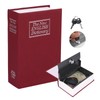 Book Safe With Key, ALLOMN Dictionary Hidden Safe, Portable Safe,