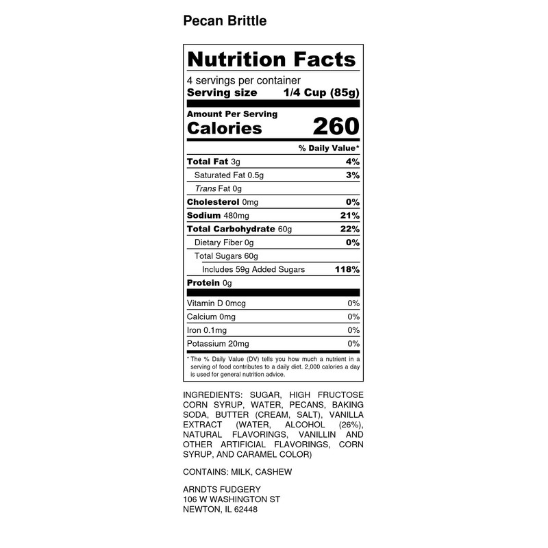 Brittle (Pecan 10 oz. Gift Box)
