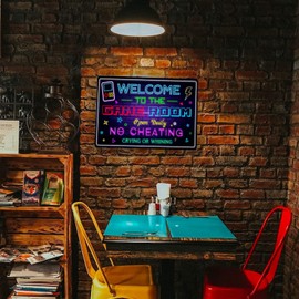 Gaming Room Wall Decor,Metal Poste Gamer boys Bedroom Gamers Gift For Boy Boyfriend Metal Tin Sign 8 X 12 Inch