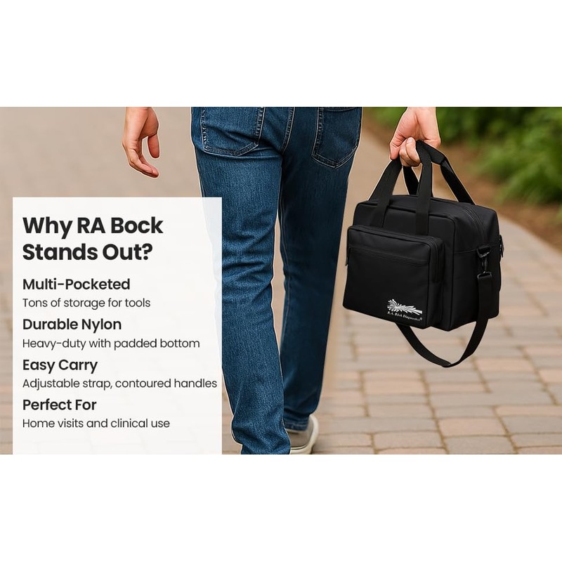 R.A. BÖCK DIAGNOSTICS RA Bock Deluxe Nylon Doctor Bag