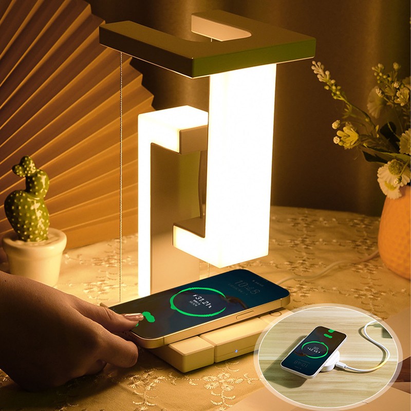 Night Lamp Bedside LED Table Lamp Suspension Floating Touch Control
