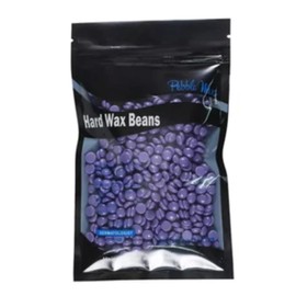 4 Piezas Cera Española Perlas 400g Depilacion Sin Tiras,Cera dura para depilación corporal en forma de frijoles, cera sin dolor, granos de cera dura unisex para la depilación de todo el cuerpo,Cera Española. (mediano, lavanda)