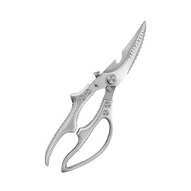 Kitchen Shears for Food - All Purpose Kitchen Scissors Meat Cooking - Heavy Duty Dishwasher Safe Gadgets with Safety Lock for Household Restaurant Camping Cooking