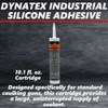 Dynatex 143384 Industrial Grade Silicone Sealant, Aluminum, Marine Caulk, 300ml