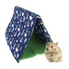MiOYOOW Reptile Sleeping Bed, Soft Foldable Reptile Tent Bearded Dragon
