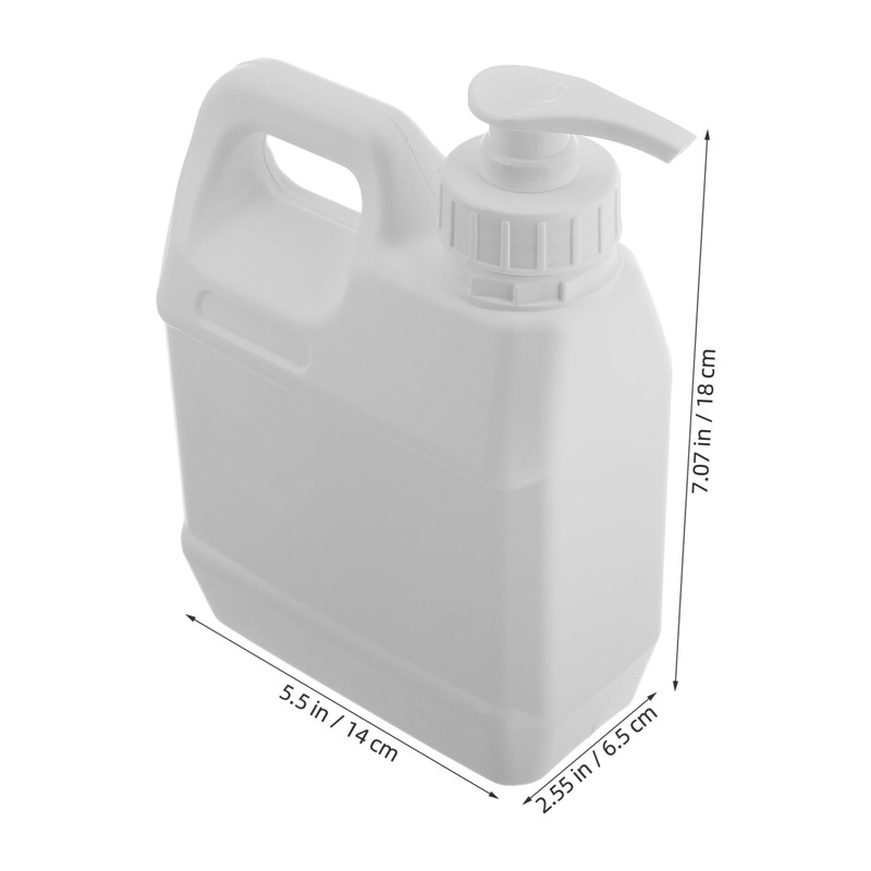 Healvian Travel Body Wash Container 2-in-1 Shampoo Dispenser Heavy-Duty Plastic