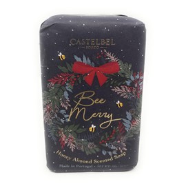 Castelbel Bee Merry Honey Almond Scented Luxury Soap, 10.5 Ounces