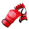Adult Boxing Gloves Half Finger Open Palm Gloves for Kickboxing