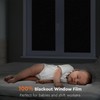 Kromapolis Blackout Window Privacy Film Total Light Blocking Room Darkening
