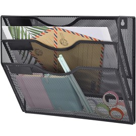 COSYAWN Hanging Wall File Holder Mail Organizer Wall Mount Document Letter Rack