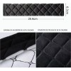 4 Pcs Almohadillas Para Cinturón De Seguridad De Automóvil Negro