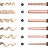 Bestope 6 in 1 Curling Iron Wand Set Curling Wand