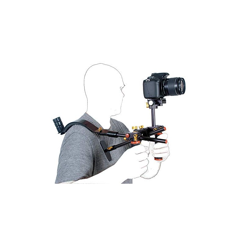 DLC V2 HD-DSLR Camera Video Rig Shoulder Brace Stabilizer