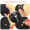 4 Pcs Purse Chain Strap 10 Inch Purse Chain and