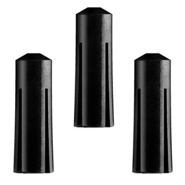THOR-DARTS Aluminium Flight Protector Darts in 10 Colours, Flight Protector Black, Flight Saver Black, Flight Protectors, Flight Saver Dart, Flight Protection (10 Set (30 Pieces), Black)