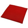 Linseed Cushion 19 x 19 cm Cherry Red Small Grain